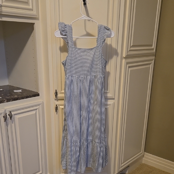 Universal Thread Navy and White Striped Dress - Picture 1 of 3